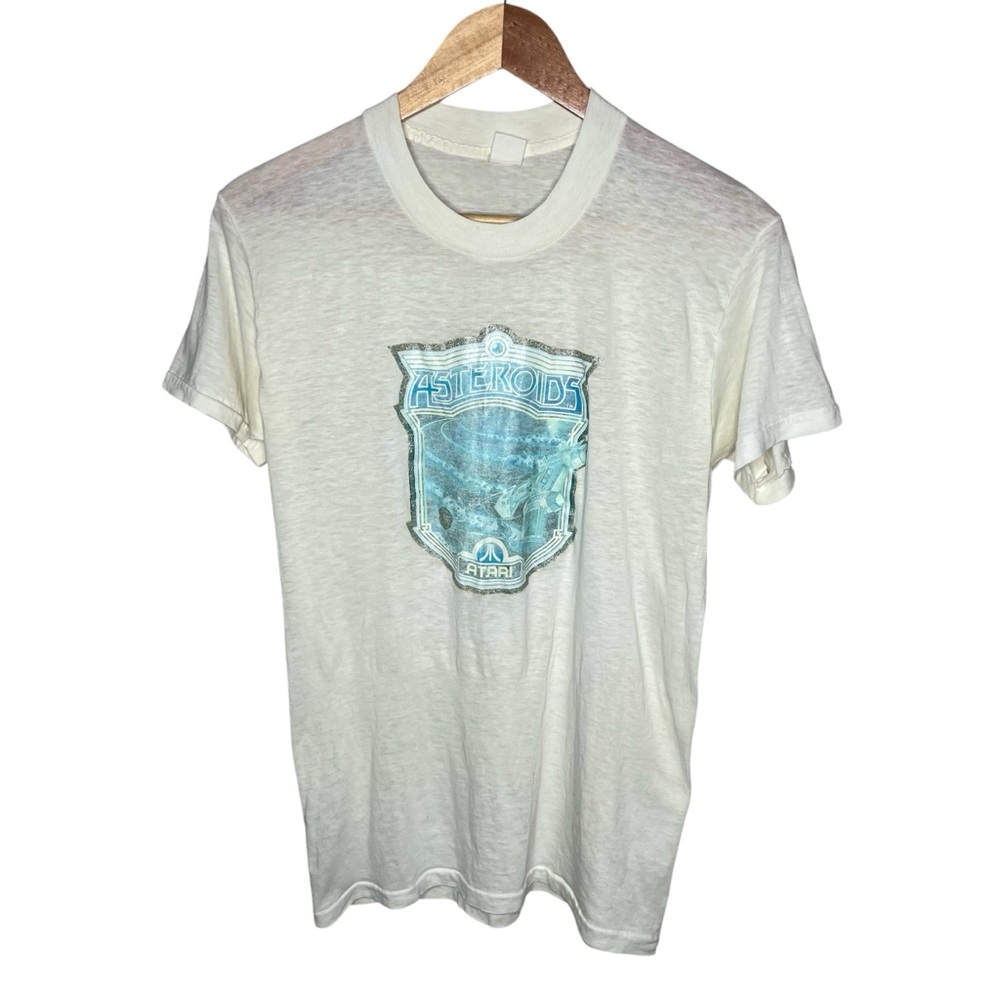 70s 80s Vintage Atari Asteroids Single Stitch Tee Shirt Arcade Gamer